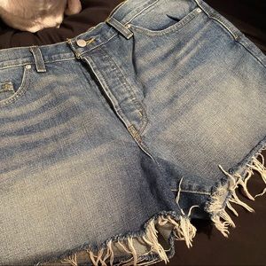 Urban Outfitters button-up jean shorts